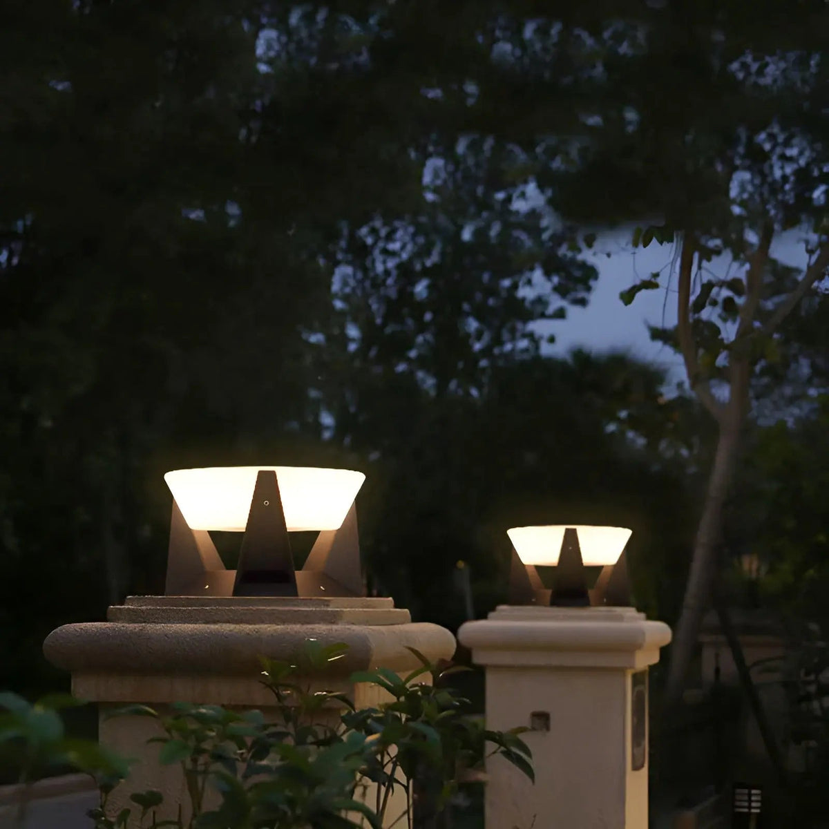 Solar tuinlamp met japanse stijl