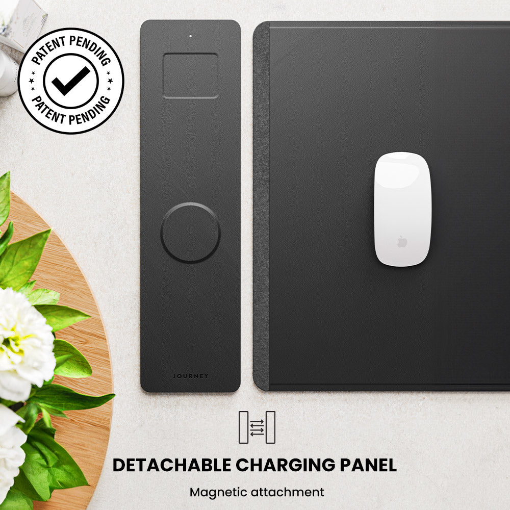 Draadloze oplaadbare bureau mat