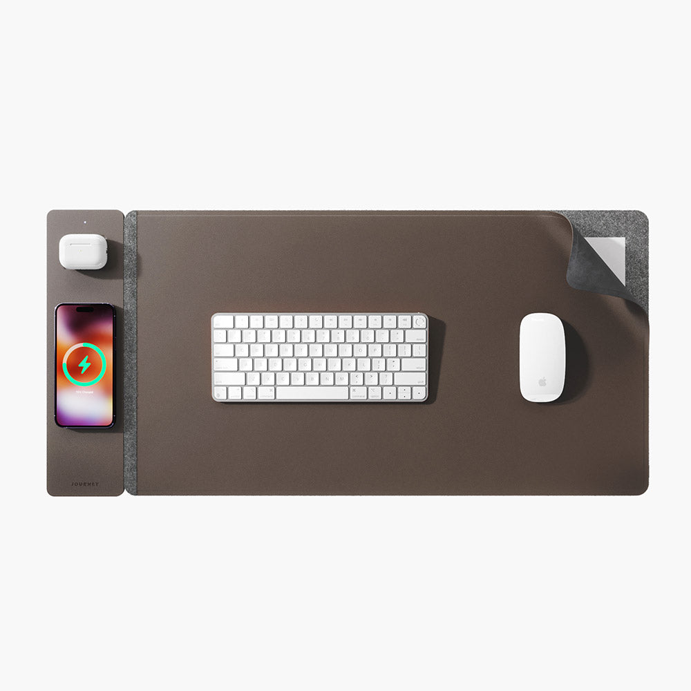 Draadloze oplaadbare bureau mat