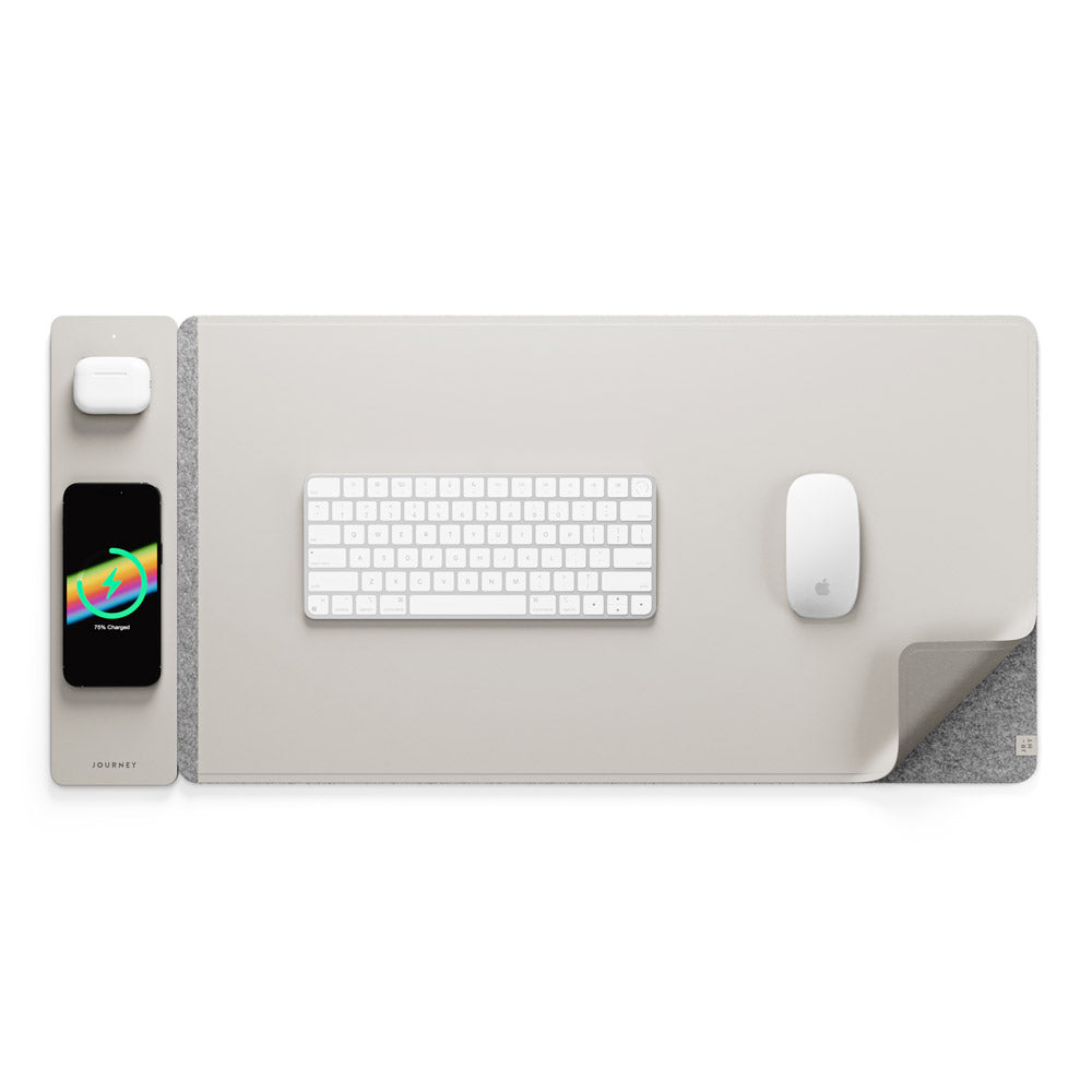 Draadloze oplaadbare bureau mat