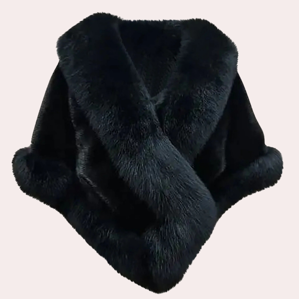 Warme bontsjaal voor dames