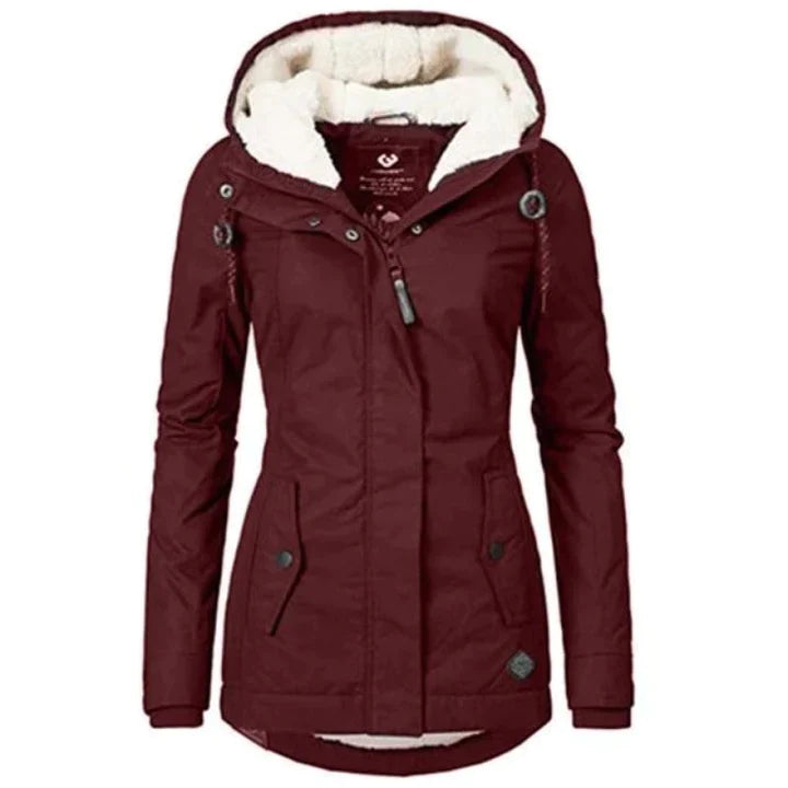 Lange dames winterjas – Elin