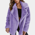 Warme teddy winterjas voor dames Ellle
