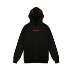 Hoodie met duivelsmotief