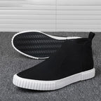 Heren canvas sneakers met high top design