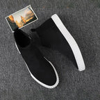 Heren canvas sneakers met high top design