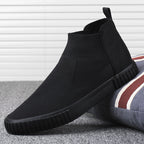 Heren canvas sneakers met high top design