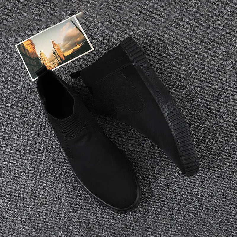 Heren canvas sneakers met high top design