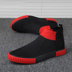 Heren canvas sneakers met high top design