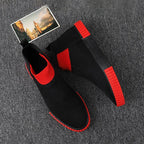Heren canvas sneakers met high top design