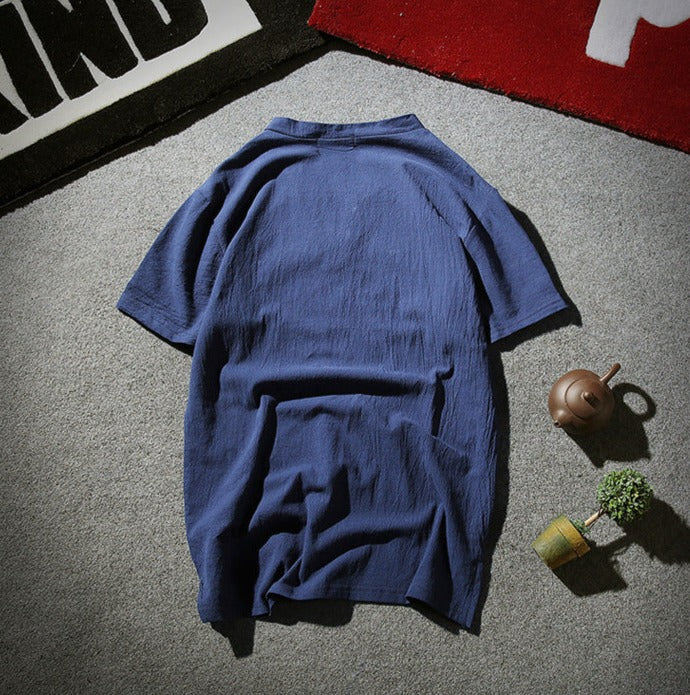 Landal linnen T-shirt voor heren