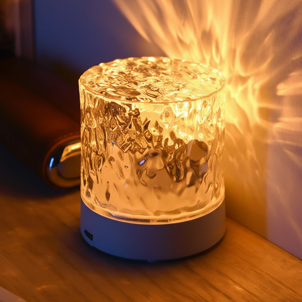 Acrylglaslamp met watereffect