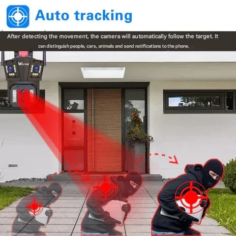 Beveiligingscamera DualGuard Ultra 10K met 20 MP en 20x zoom