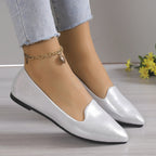Punt ballerina's met stretch