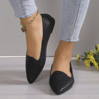 Punt ballerina's met stretch
