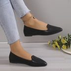 Punt ballerina's met stretch