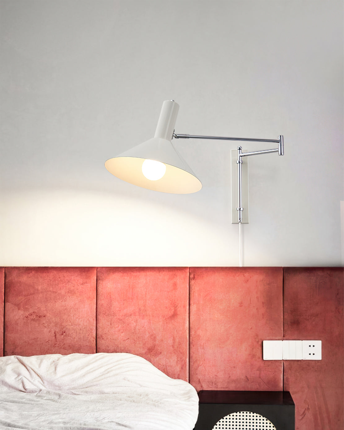 Wandlamp met verstelbare arm – Noor