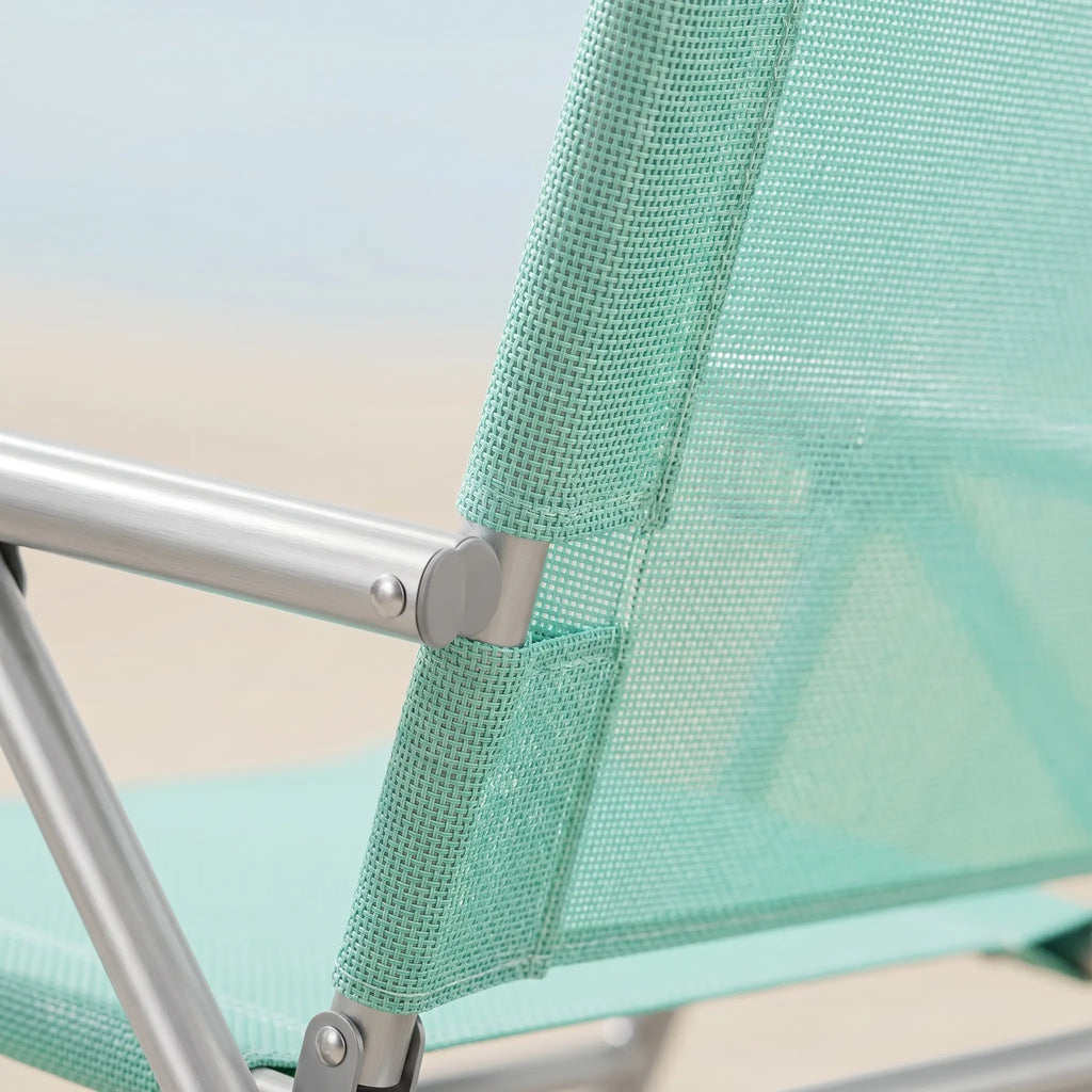 Verstelbare opvouwbare strandstoel