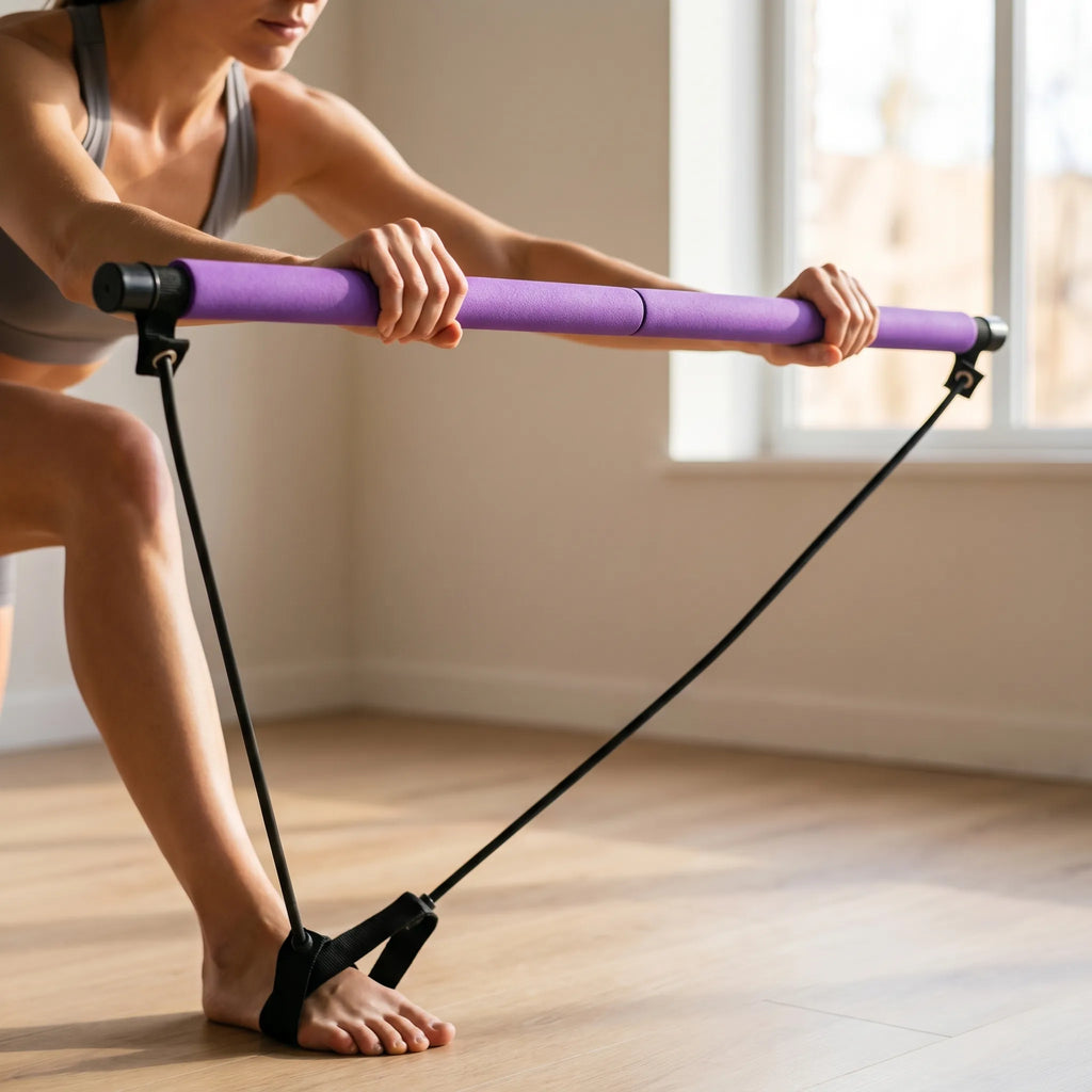 Verstelbare pilatesstok