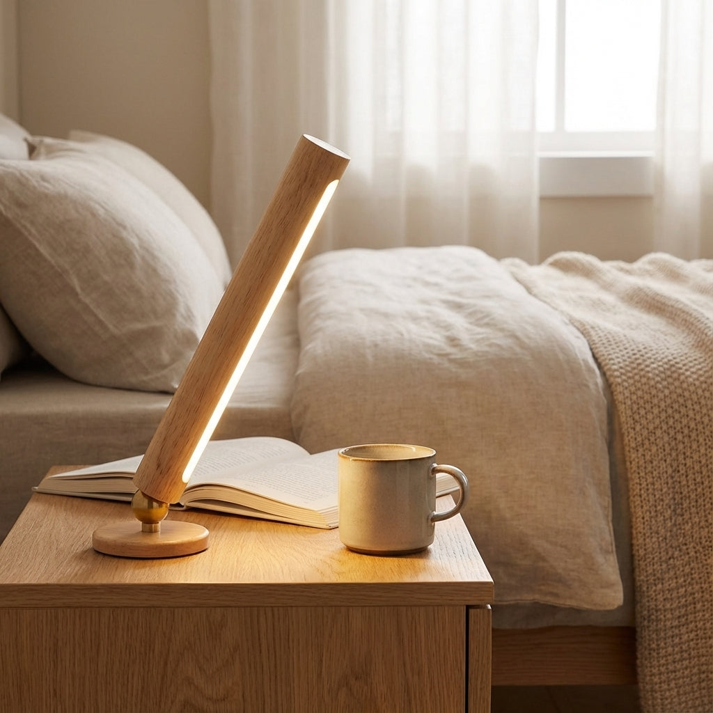 Verstelbare bureaulamp met kantelfunctie