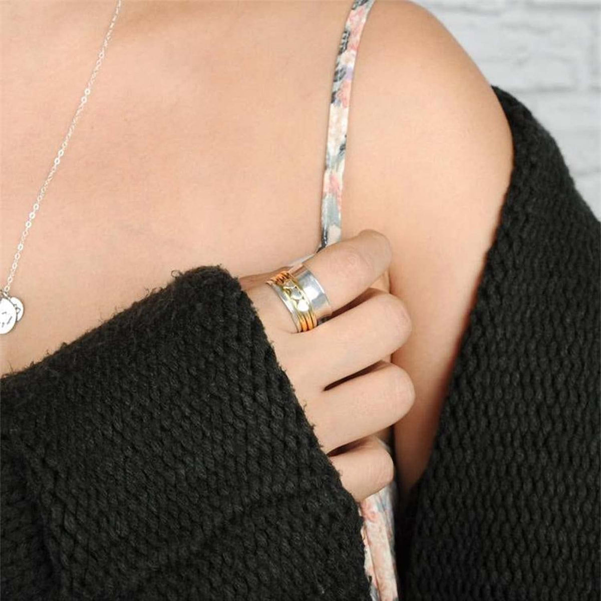 Brede band harten ring