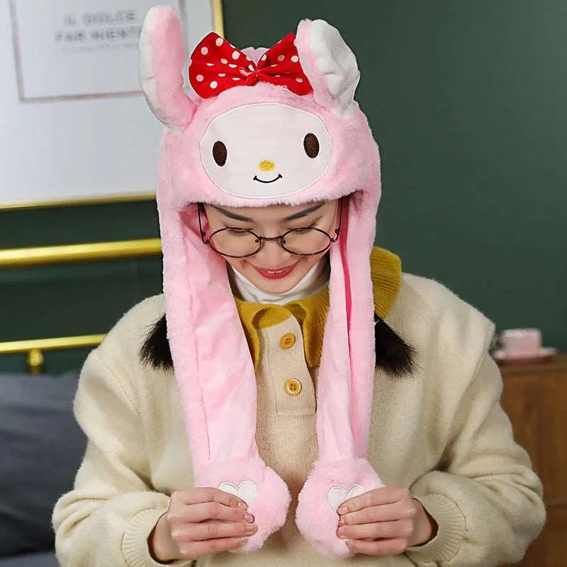 Beweegbare oren muts - hop-ears