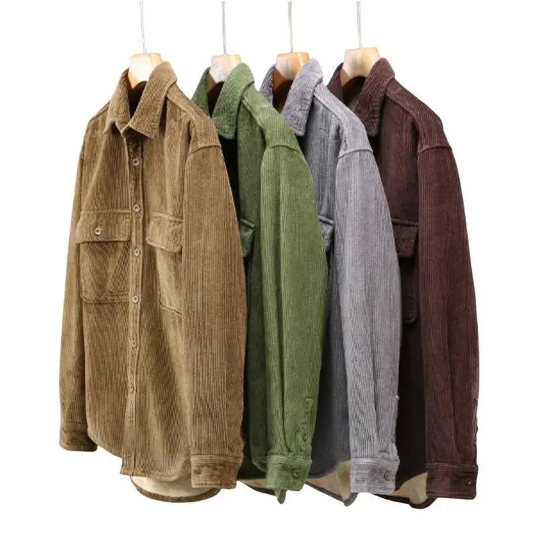 Corduroy wintershirt voor heren — afbeelding 7