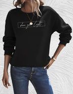 Oversized dames sweater met ronde hals