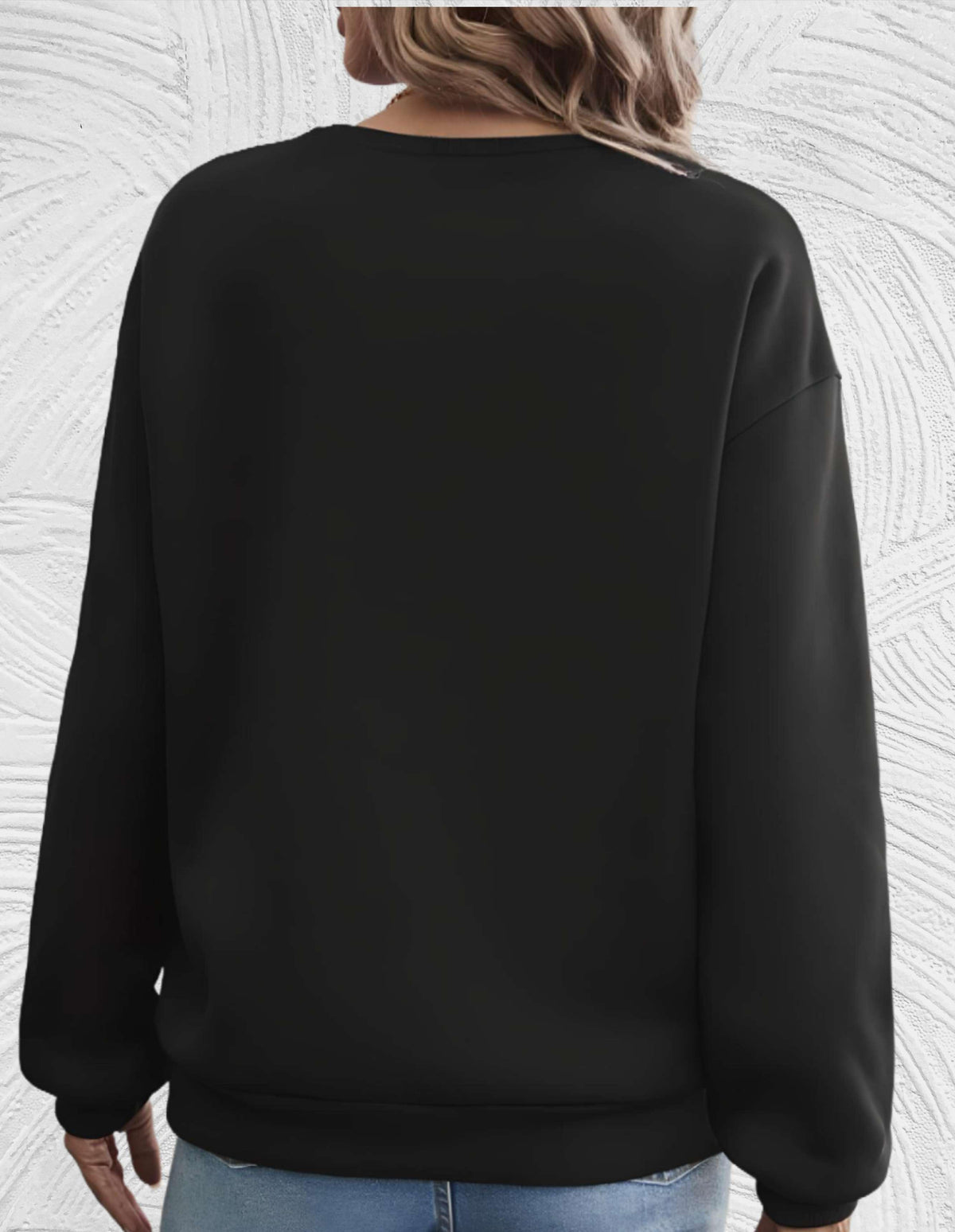 Oversized dames sweater met ronde hals — afbeelding 48