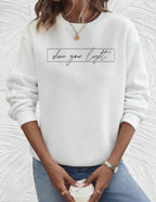 Oversized dames sweater met ronde hals