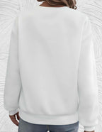 Oversized dames sweater met ronde hals