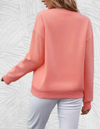 Oversized dames sweater met ronde hals