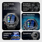 Complete smartwatch met geïntegreerde draadloze oordoppen — afbeelding 3