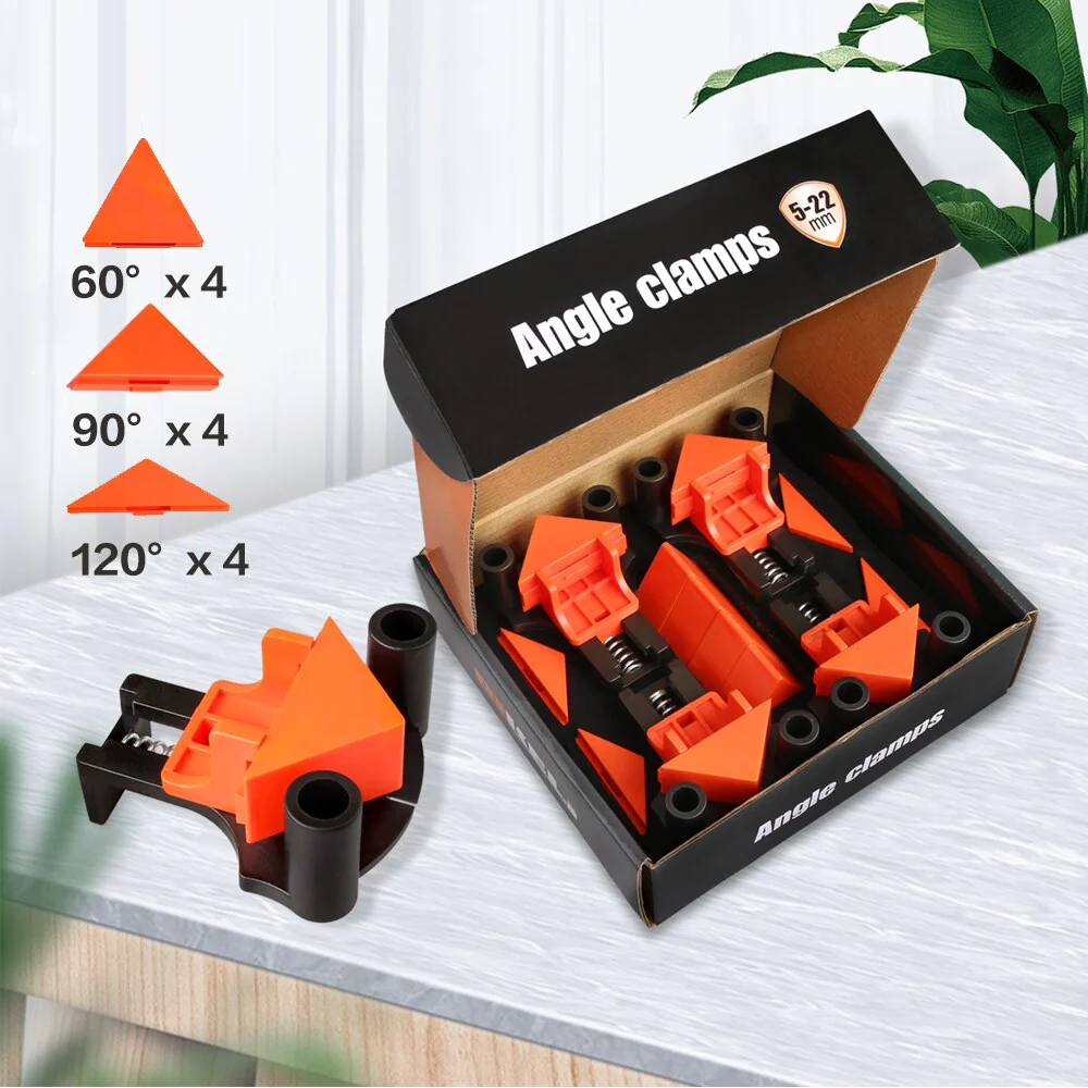 Angle clamps - hoek klemmen – hulpmiddel voor hoekbevestiging
