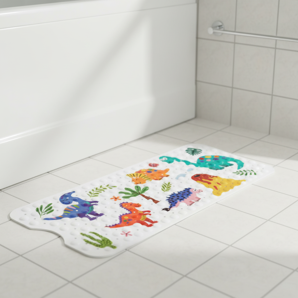 Antislip douchematt met zuignap