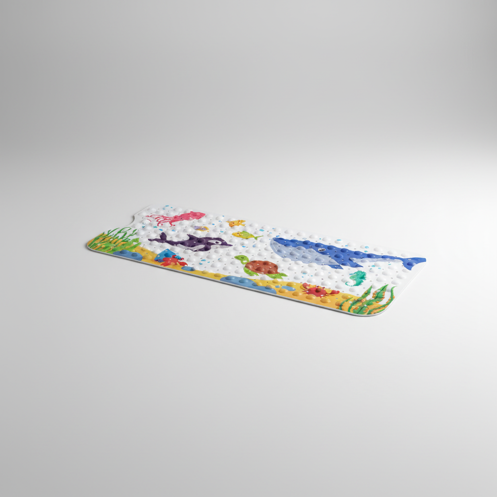 Antislip douchematt met zuignap