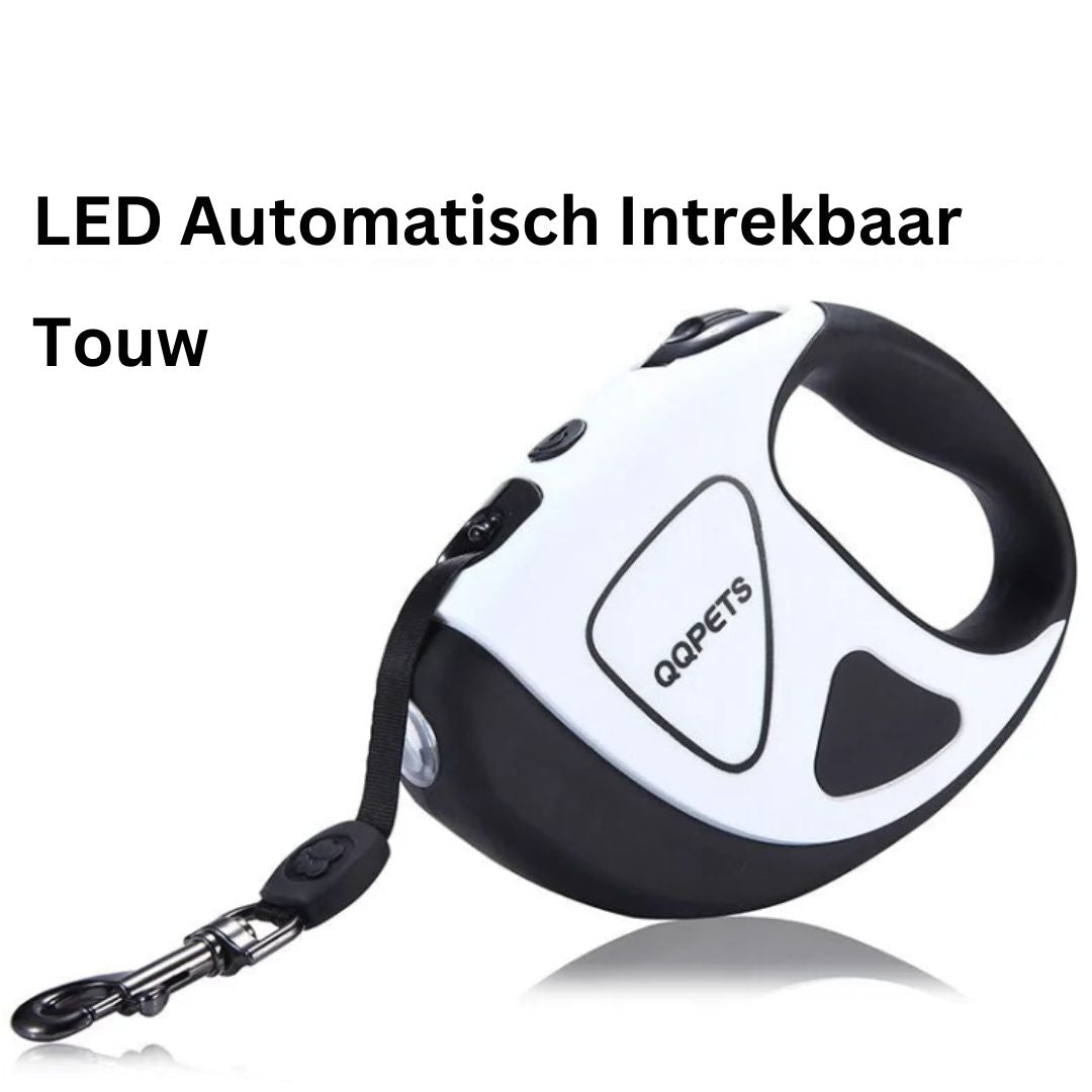 Intrekbare hondenriem met led-verlichting
