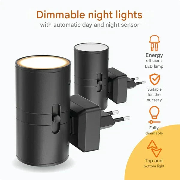 Dimbare nachtlamp met sensor