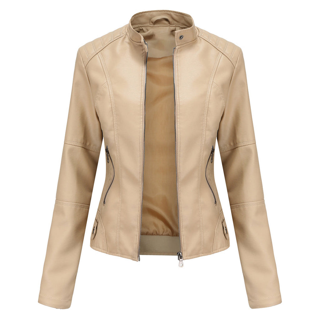 Stijlvol PU-leren damesjack