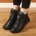 Warme hoge damesschoenen