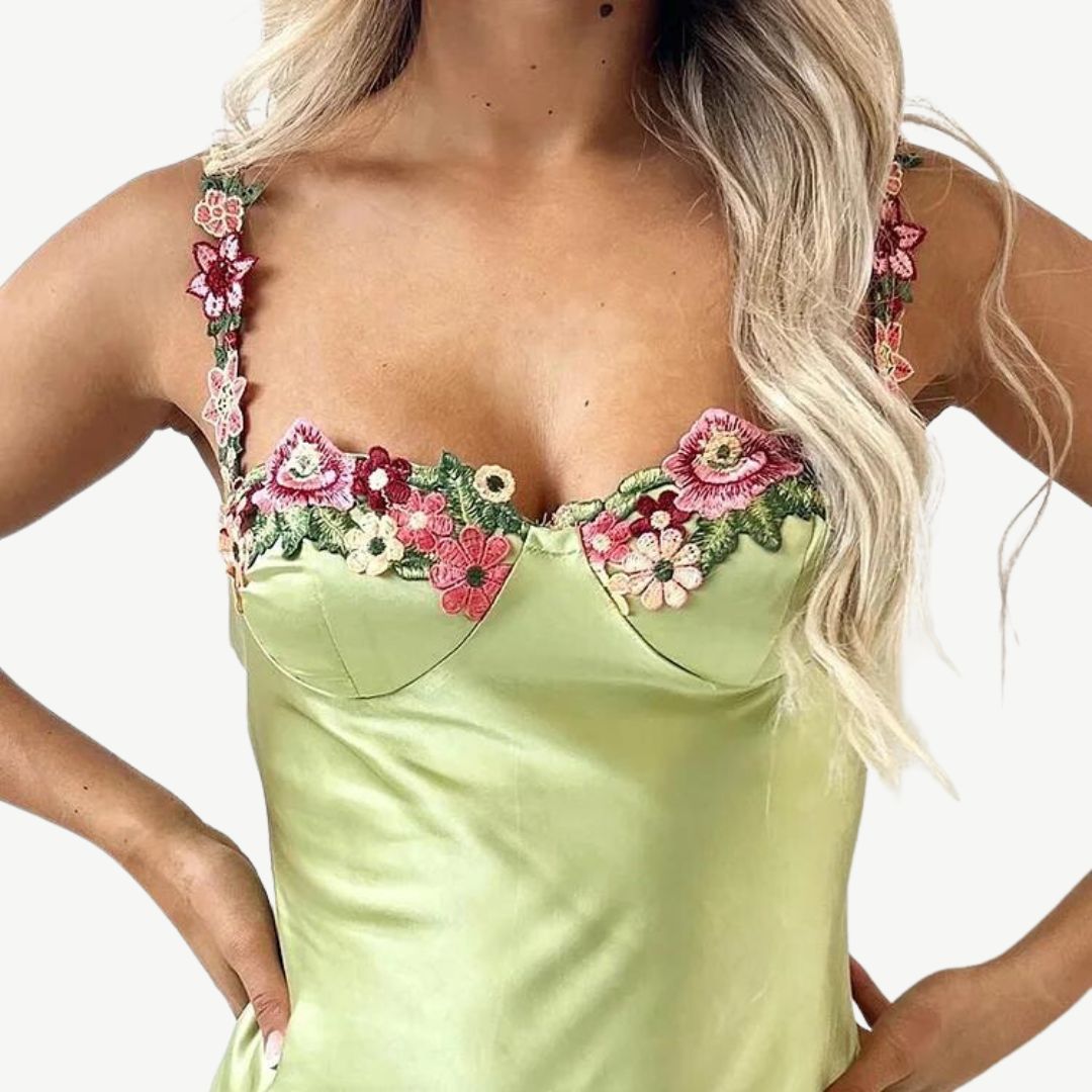 Luxueuze satijnen slipdress