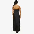 Luxueuze satijnen slipdress