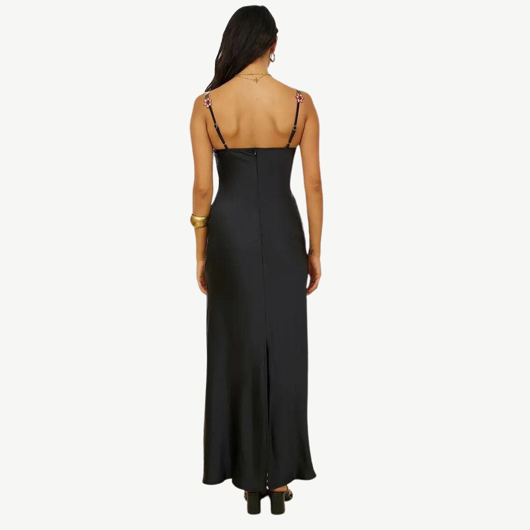 Luxueuze satijnen slipdress