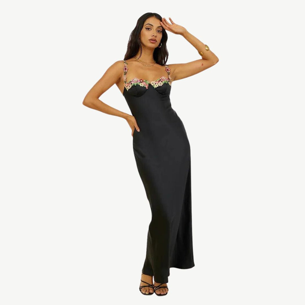 Luxueuze satijnen slipdress