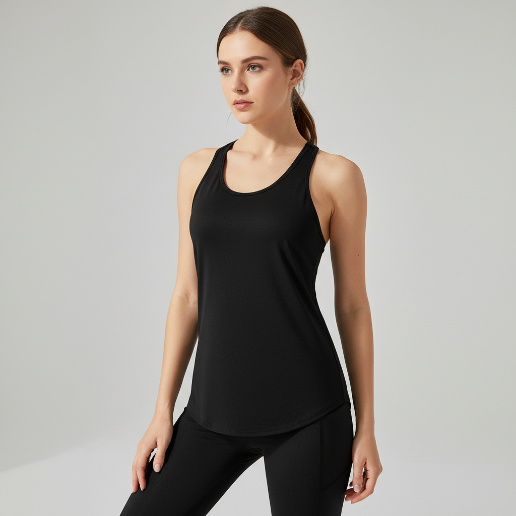 Licht mouwloos sporttop