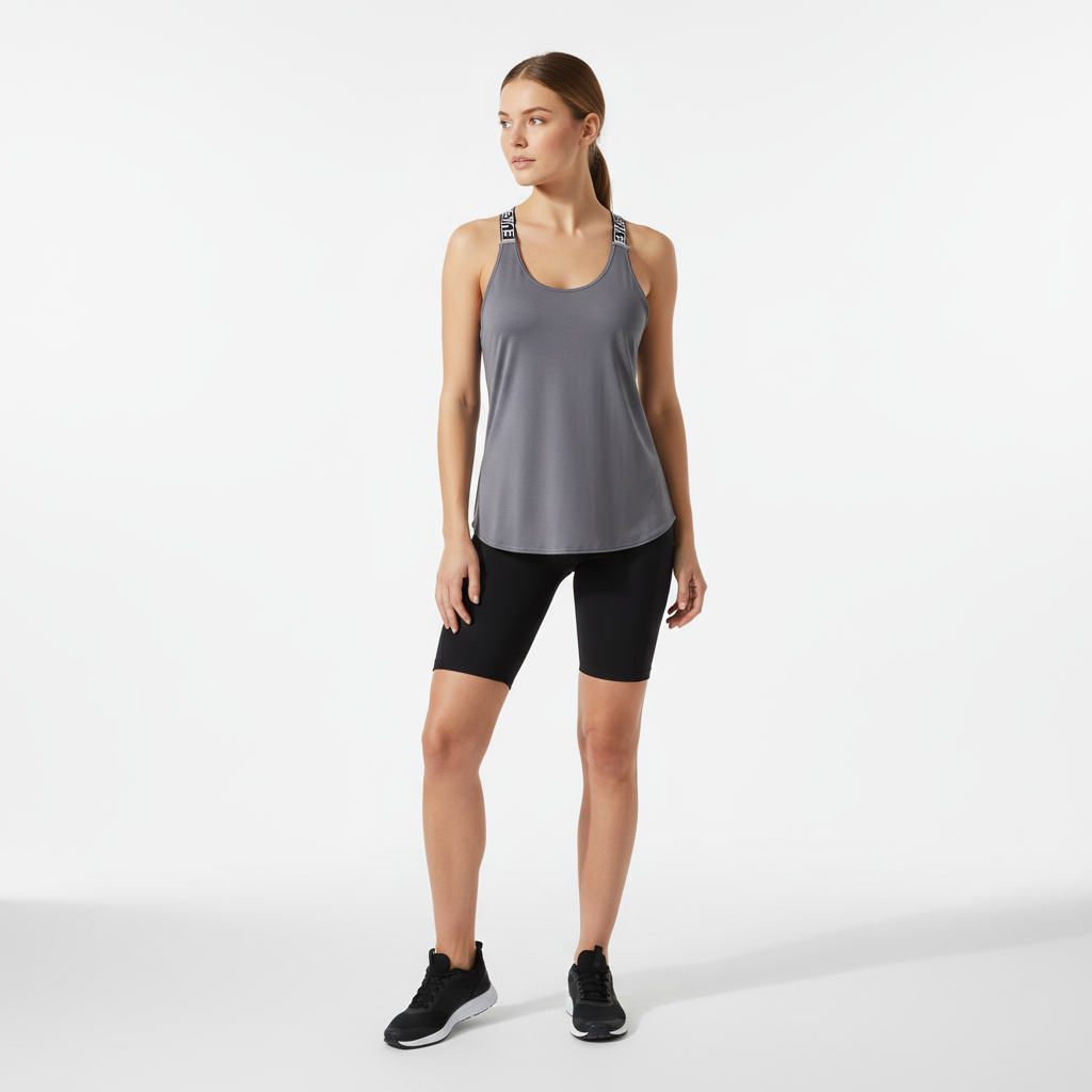 Licht mouwloos sporttop