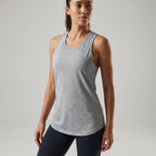 Mouwloos sporttop van elastische stof — afbeelding 18