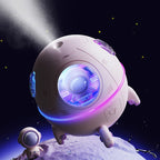 Draagbare astronauten-luchtbevochtiger met nachtlamp & aroma diffuser