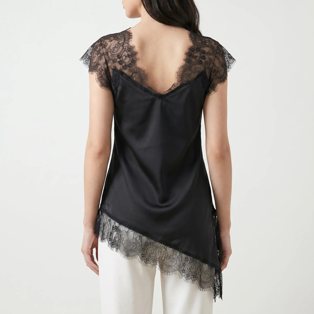 Asymmetrische elegante top