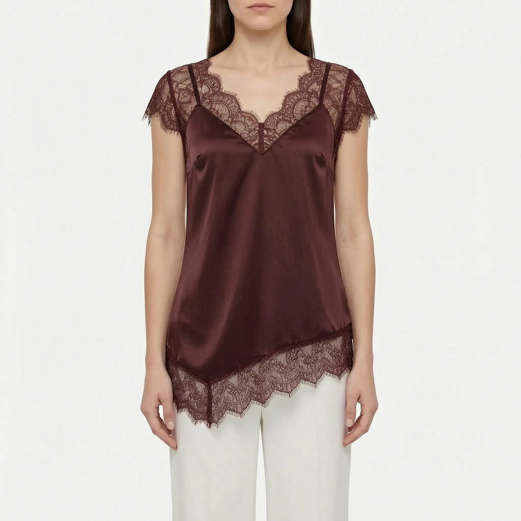 Asymmetrische elegante top